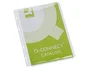 Q-connect Funda multitaladro con fuelle DIN A4, 180 mc, pack de 5 unidades