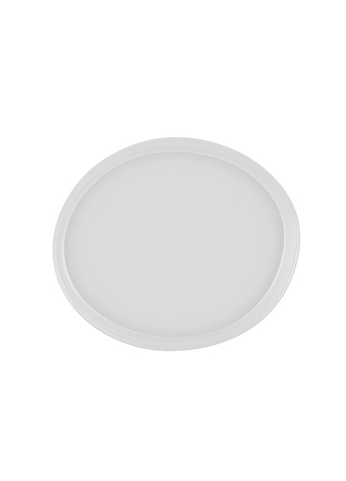 Hermia CTT0006 Plato para Servir Tartas Porcelana Blanco 19 x 22 x 2 cm Hermia CTT0006 Plato para Servir Tartas Porcelana Blanco 19 x 22 x 2 cm