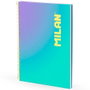 Milan Cuaderno Espiral Colección Sunset A4 90 Hojas Turquesa