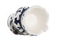 DKD Home Decor Macetero de Porcelana Cabeza Siciliana Pack de 2