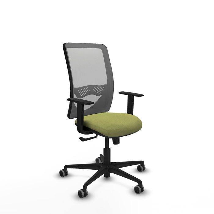 PIQUERAS Y CRESPO Silla de oficina Zulema con mecanismo Sincro, Verde oliva y Gris PIQUERAS Y CRESPO Silla de oficina Zulema con mecanismo Sincro, Verde oliva y Gris