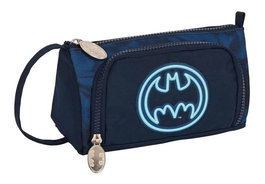 Estuche Escolar con Accesorios Batman Legendary Azul marino 20 x 11 x 8.5 cm (32 Piezas)