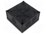 SPELSBERG ABOX-060-L/SW Caja de conexiones IP66 negra