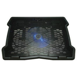 Conceptronic THANA05B Base de refrigeración para portátil con ventilador de 12,5 cm, Negro