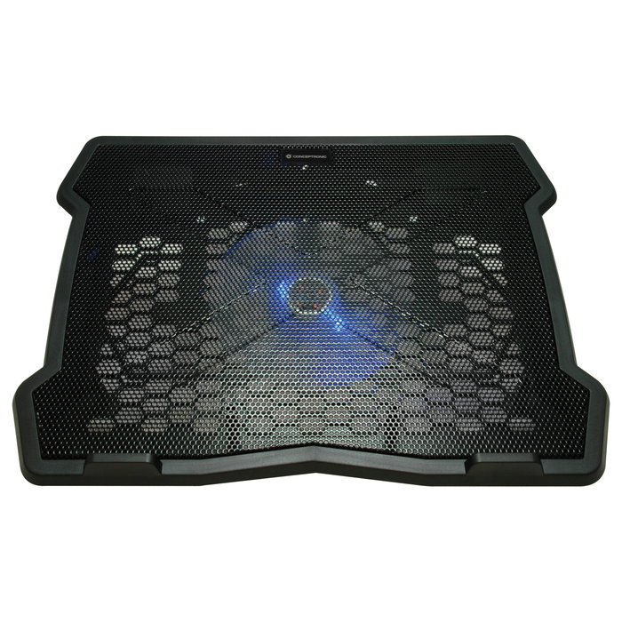 Conceptronic THANA05B Base de refrigeración para portátil con ventilador de 12,5 cm, Negro Conceptronic THANA05B Base de refrigeración para portátil con ventilador de 12,5 cm, Negro