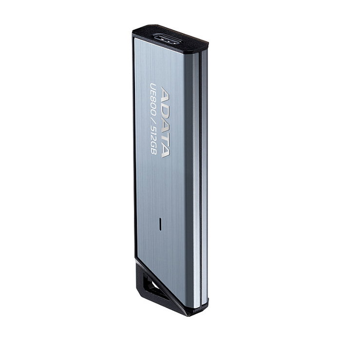 ADATA UE800 512 GB USB-C 3.2 (10 Gbit/s) Aluminio Cepillado Plata
