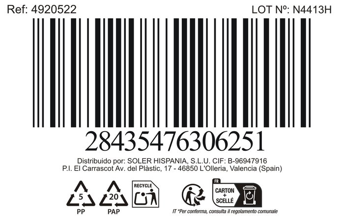 Inde Taza Jumbo 450Cc ø10.4x10.7 cm Original Farm Md (18 Unidades)
