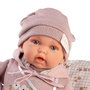 Muñecas Antonio Juan Muñeca Petit Blandito con Sudadera de Pana y Lana, 27 cm, Look Cálido y Moderno, Referencia 12444