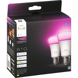 Philips Hue White & Color Ambiance A60 E27 Pack de 2