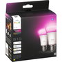 Philips Hue White & Color Ambiance A60 E27 Pack de 2