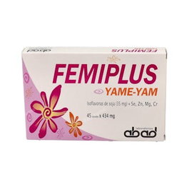 KILUVA - ABAD Femiplus Yame Menopausia 45 Cápsulas - Alivia Sofocos, Sudores y Fatiga con Isoflavonas