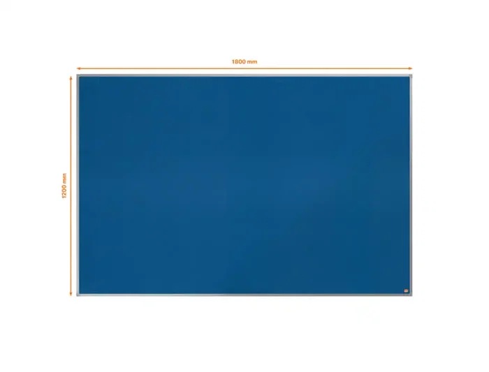 Nobo Tablero de anuncios essence de fieltro azul 1800x1200 mm