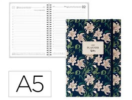 Liderpapel Agenda Oficina 2027 Kea Día Página A5 Azul Marino