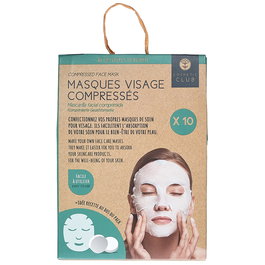 Cosmetic Club Juego De 10 Mascarillas Faciales