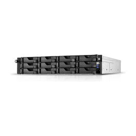 Asustor AS6512RD+Rail NAS Servidor Rack 12 Bahías, Intel Atom C3538 Quad-Core, 8GB DDR4, 4 Puertos LAN (2xGbE, 2x2.5GbE), 4 Puertos USB 3.2 Gen1, RAID