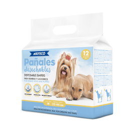 Nayeco Pañal para Perro Talla M (32-44 cm) 12 uds.</div>