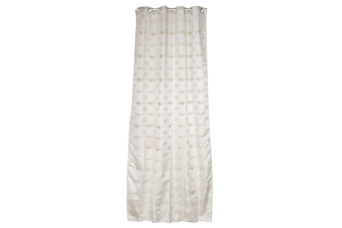 DKD Home Decor Cortina de Poliéster Beige 140x270 cm 180 GSM