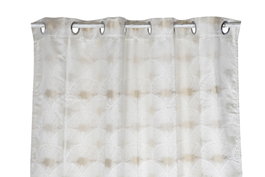 DKD Home Decor Cortina de Poliéster Beige 140x270 cm 180 GSM