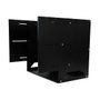 StarTech.com Rack de Pared Abierto 8U 2 Columnas con Estante Integrado Profundidad Ajustable 30,5-45,7 cm Negro