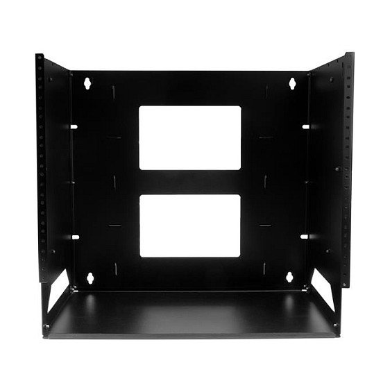 StarTech.com Rack de Pared Abierto 8U 2 Columnas con Estante Integrado Profundidad Ajustable 30,5-45,7 cm Negro StarTech.com Rack de Pared Abierto 8U 2 Columnas con Estante Integrado Profundidad Ajustable 30,5-45,7 cm Negro