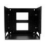 StarTech.com Rack de Pared Abierto 8U 2 Columnas con Estante Integrado Profundidad Ajustable 30,5-45,7 cm Negro