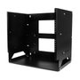 StarTech.com Rack de Pared Abierto 8U 2 Columnas con Estante Integrado Profundidad Ajustable 30,5-45,7 cm Negro