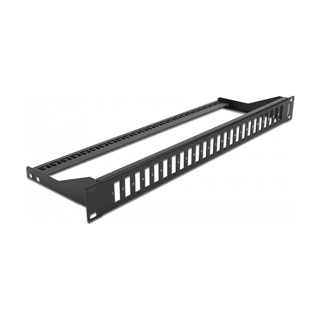DeLOCK Panel de fibra de 19″ para 24 x SC Duplex / LC Quad DeLOCK Panel de fibra de 19″ para 24 x SC Duplex / LC Quad