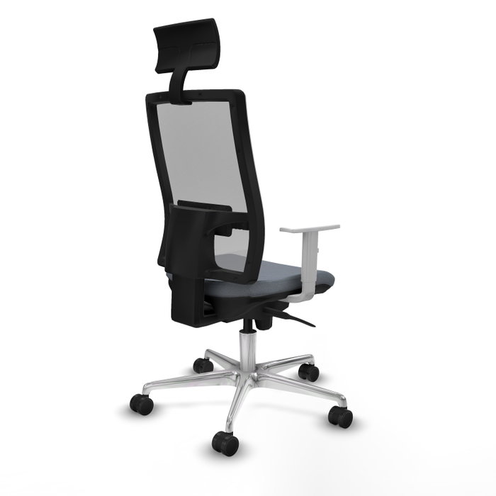 PIQUERAS Y CRESPO Silla de oficina Horna Gris con mecanismo Sincro PIQUERAS Y CRESPO Silla de oficina Horna Gris con mecanismo Sincro