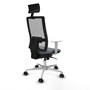 PIQUERAS Y CRESPO Silla de oficina Horna Gris con mecanismo Sincro