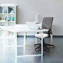 PIQUERAS Y CRESPO Silla de oficina Motilla Gris claro con mecanismo Sincro/Traslack