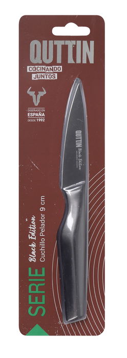 Quttin Cuchillo Pelador 10,5 cm Black Edition (12 Unidades)