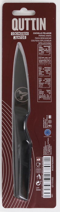 Quttin Cuchillo Pelador 10,5 cm Black Edition (12 Unidades)