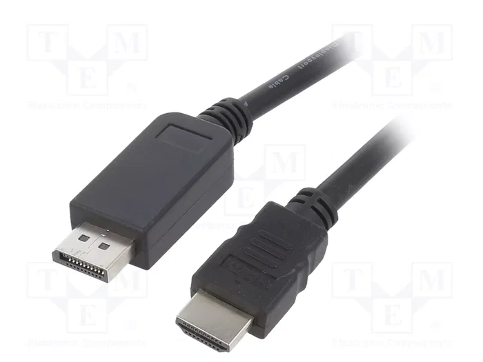 Gembird CC-DP-HDMI-5M Cable HDMI Negro