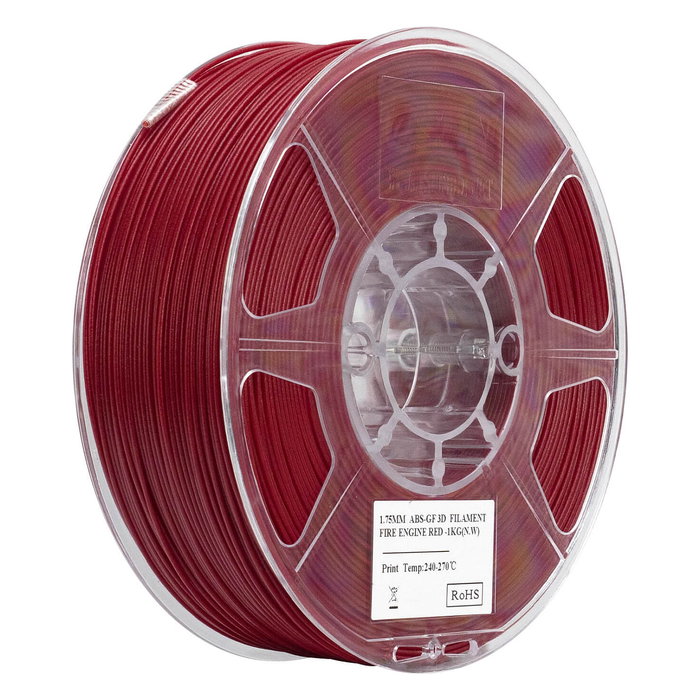 eSun EABS-GF Filamento ABS 1,75mm Fire Engine Red 1kg eSun EABS-GF Filamento ABS 1,75mm Fire Engine Red 1kg