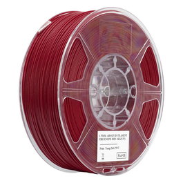 eSUN EABS-GF Filamento ABS 1,75mm Color Fire Engine Red 1kg para Impresión 3D - Alta Resistencia (27200 kPa), Temperatura de Extrusión 240-270°C