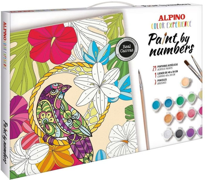 Alpino Set de Pintura por Números Color Experience Tropical