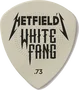 Dunlop Hetfield's White Fang Custom Flow Pack de 6 Púas Variedad de Calibres: 0.73 mm, 0.88 mm, 1.0 mm, 1.14 mm, 1.4 mm para Guitarra Eléctrica