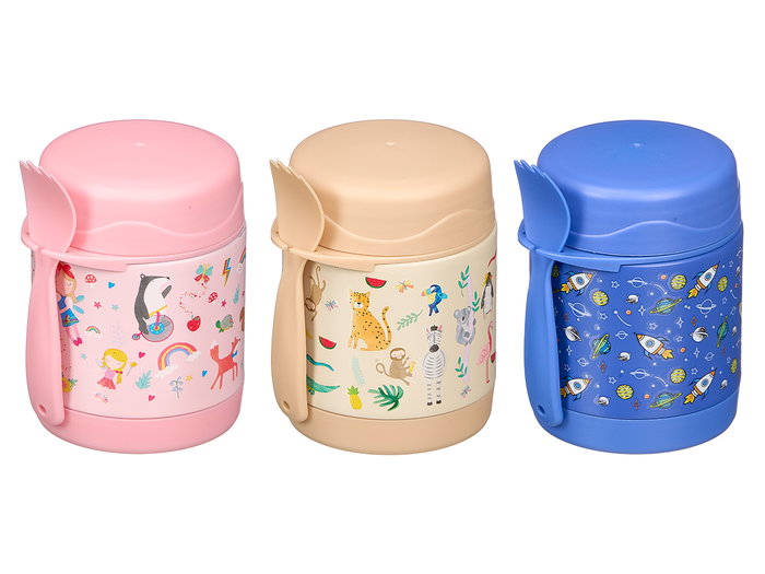 Kinvara Termo Comida Infantil Surtido 3 Colores 400ml