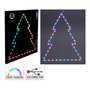 Basics Árbol de Navidad RGB con 41 LEDs Multifunción, para Interior, Dimensiones 48 x 60 cm