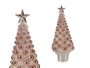 Krist+ Árbol Navidad Iridiscente Bolas Grande Rosa (Set de 12)