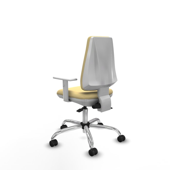 PIQUERAS Y CRESPO Silla de oficina Elche con mecanismo Asincro, Crema PIQUERAS Y CRESPO Silla de oficina Elche con mecanismo Asincro, Crema