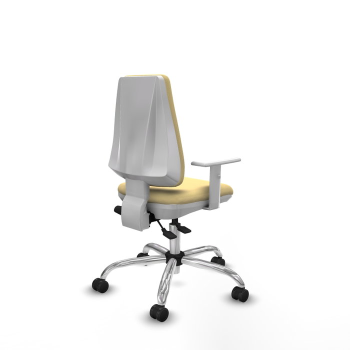 PIQUERAS Y CRESPO Silla de oficina Elche con mecanismo Asincro, Crema PIQUERAS Y CRESPO Silla de oficina Elche con mecanismo Asincro, Crema