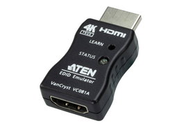 ATEN VC081A-AT Emulador EDID HDMI 4K, con EDID Guardable, Compatible con HDCP y CEC, Resolución 3840x2160, Negro