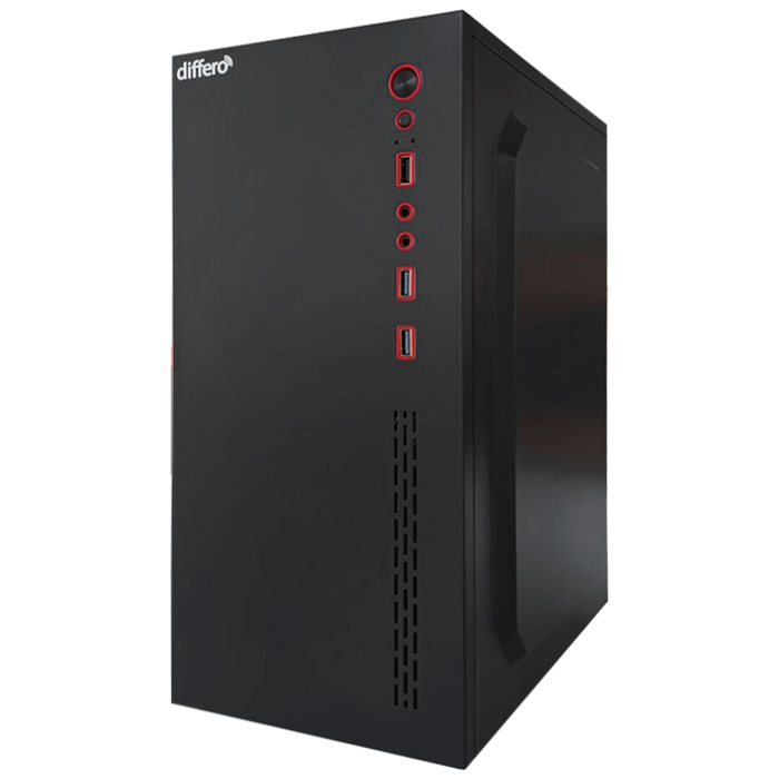 DIFFERO OR1639277 PC AMD Ryzen 5 5600G 16 GB DDR4-SDRAM 500 GB SSD Windows 11 Home Escritorio Negro DIFFERO OR1639277 PC AMD Ryzen 5 5600G 16 GB DDR4-SDRAM 500 GB SSD Windows 11 Home Escritorio Negro