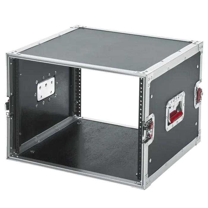 Gator Estuche rack de transporte para audio estándar de 8U, negro