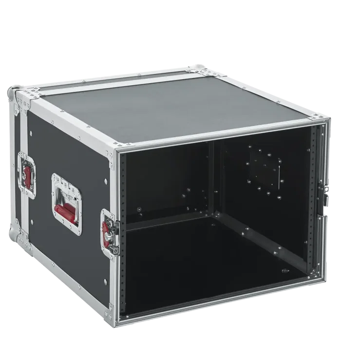 Gator Estuche rack de transporte para audio estándar de 8U, negro