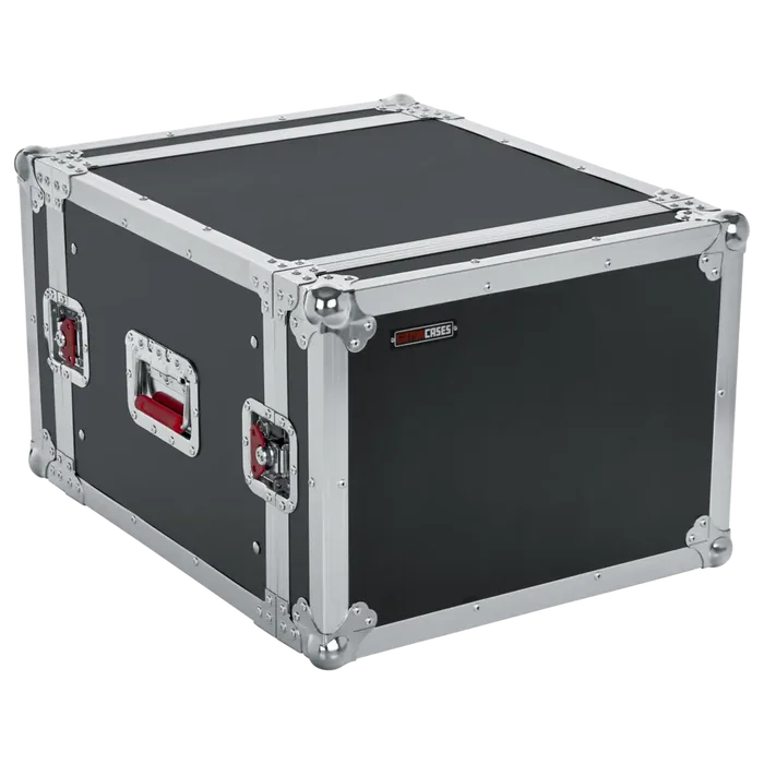 Gator Estuche rack de transporte para audio estándar de 8U, negro