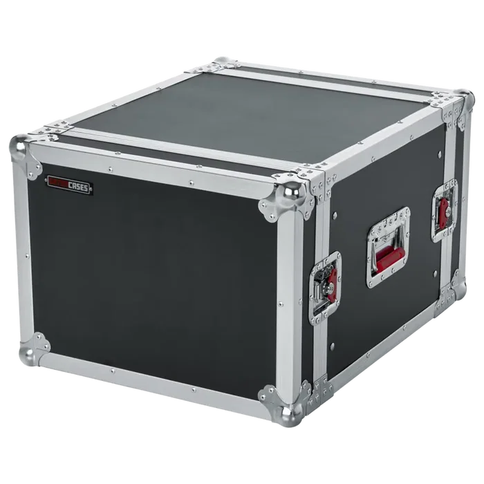 Gator Estuche rack de transporte para audio estándar de 8U, negro