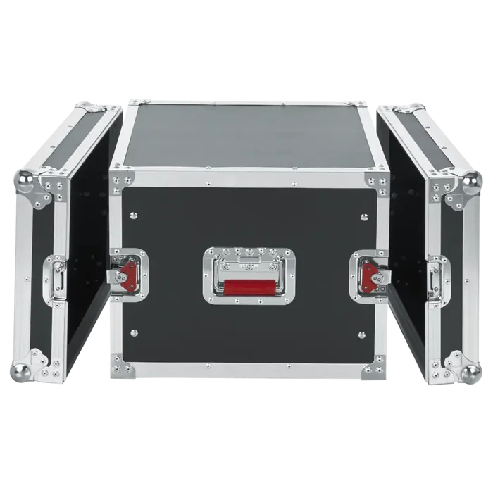 Gator Estuche rack de transporte para audio estándar de 8U, negro