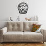 Aberto Design A11975 Cojín 43x43 cm, 50% Algodón/50% Poliéster, Relleno de Silicona para Máximo Confort y Estilo, Ideal para Decoración del Hogar